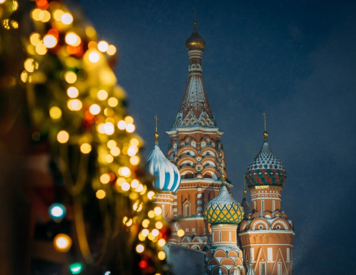 Красная площадь на Новый год 2024 - Вызов Деда Мороза и Снегурочки 2025-2026