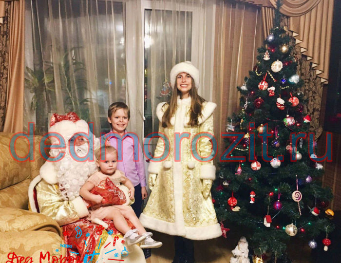 Служба заказа Деда Мороза и Снегурочки «Дед Морозит». Выступления дома