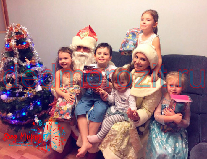 Служба заказа Деда Мороза и Снегурочки «Дед Морозит». Выступления дома