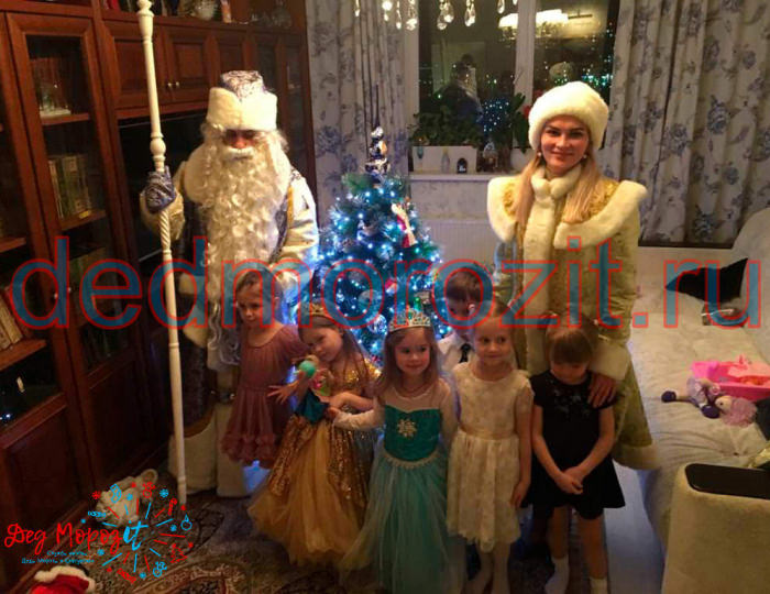 Служба заказа Деда Мороза и Снегурочки «Дед Морозит». Выступления дома