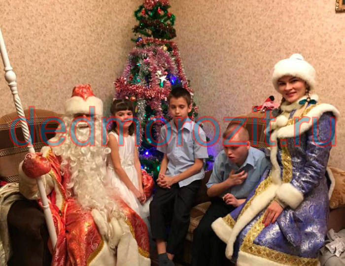 Служба заказа Деда Мороза и Снегурочки «Дед Морозит». Выступления дома